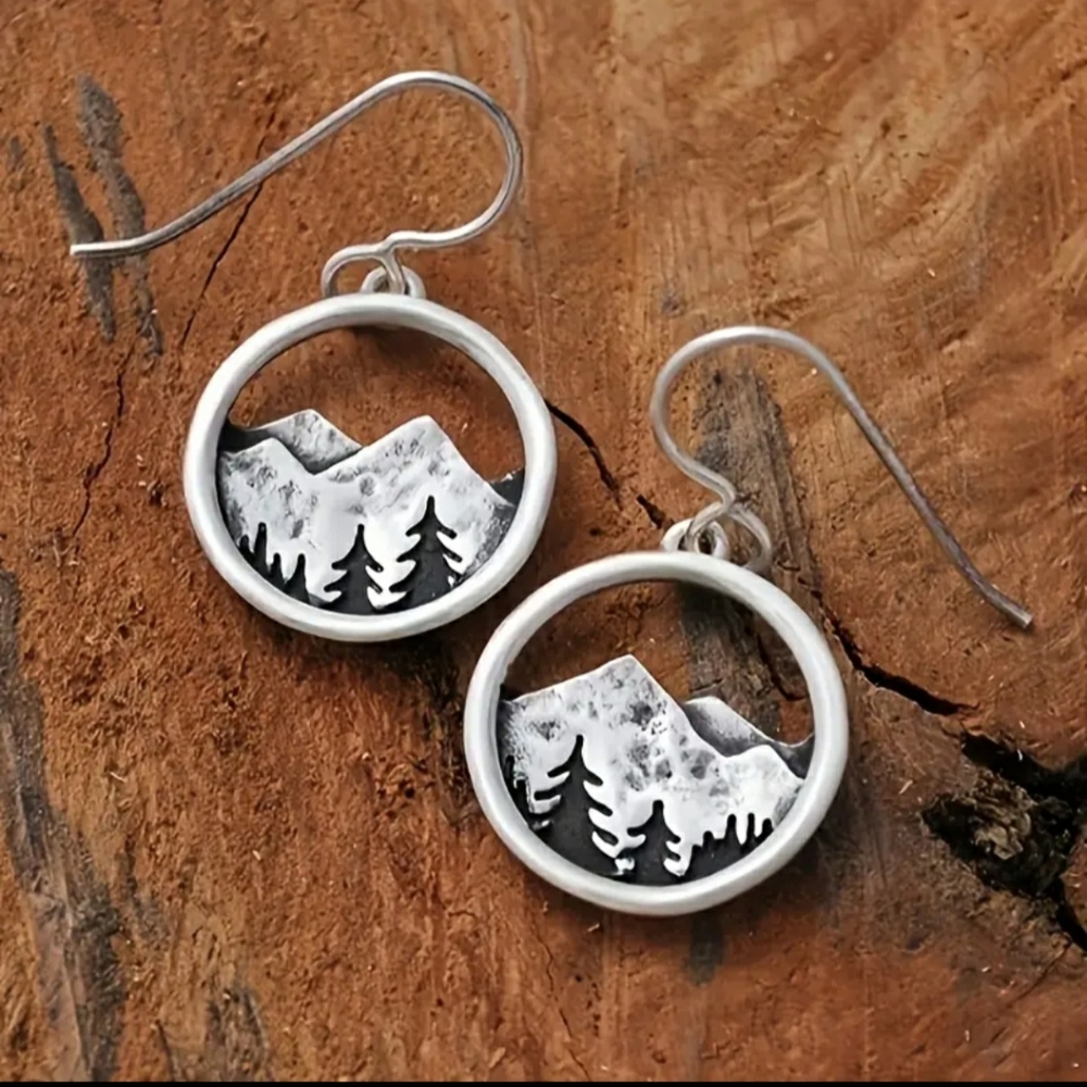 Everest Mountain Earrings